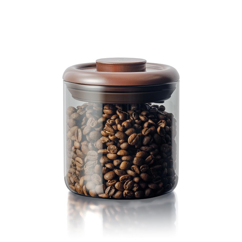 Tourdeus Airtight Coffee Bean Storage Canister – 7 oz Borosilicate