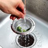 2 Pack Kitchen Sink Strainer, Stainless Steel Large Sink Sieve