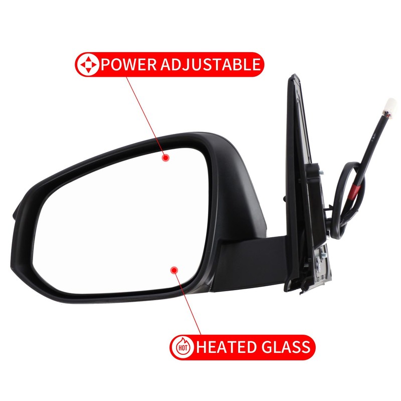 Marretoo for Toyota 4Runner 2014-2024 Left DriverSide Mirror Assembly replacement