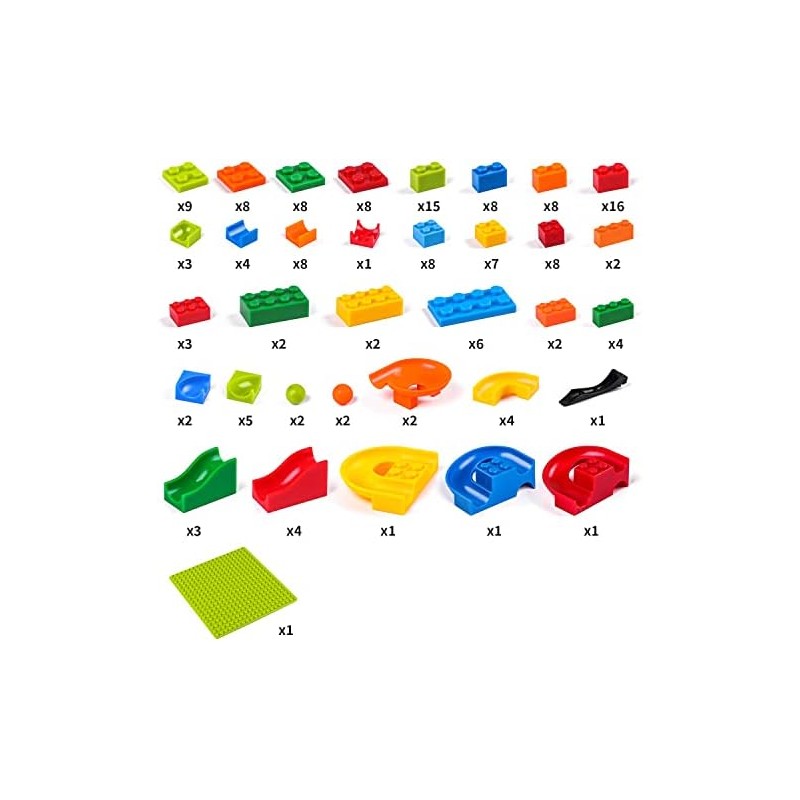 Juego de 168 Bloques de construcción de Bloques clásicos de