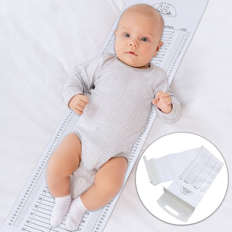 POPETPOP Baby Measuring Mat Baby Infantometer Height Ruler Measuring Mat