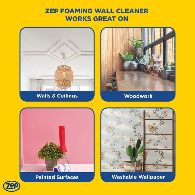 Zep Foaming Wall Cleaner - 18 oz (Case of 4)