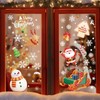 DKTIE Christmas Window Stickers, Navidad Snowflake Window Clings Stickers for