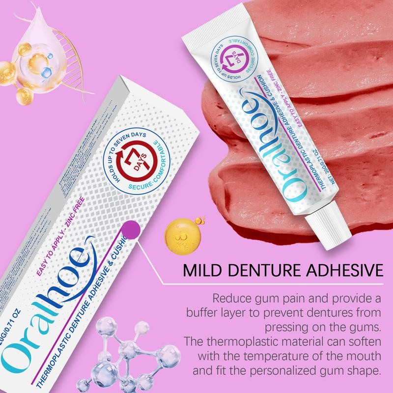 Professional Dental Adhesive Gel | Fix Loose Teeth Instantly |
