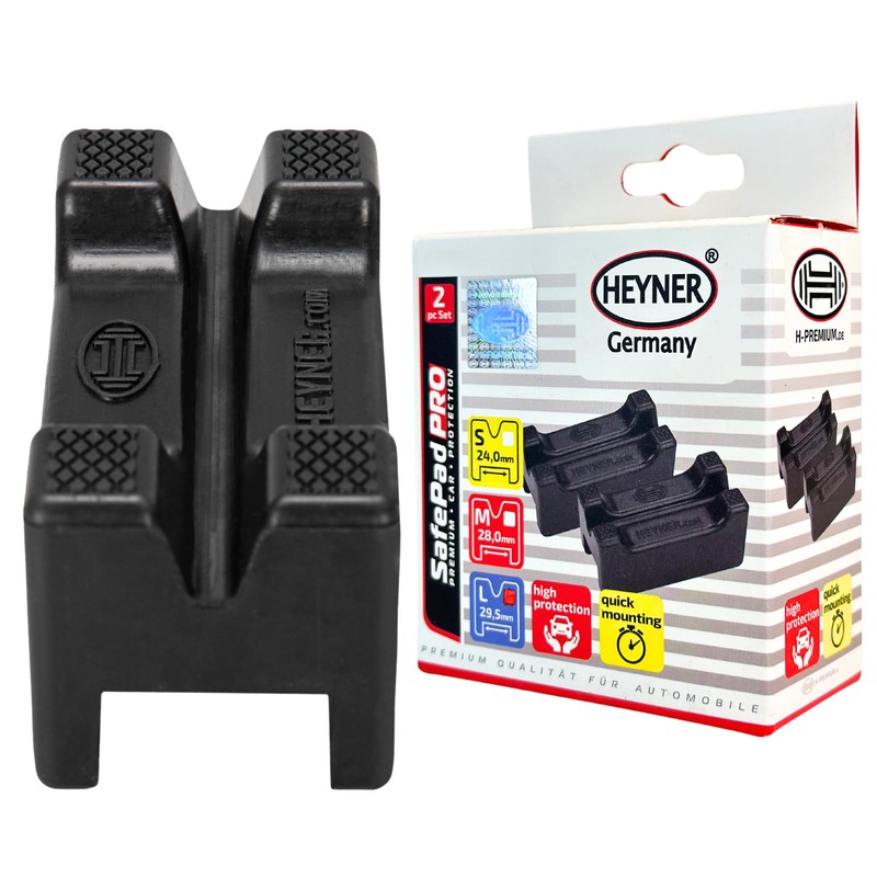 HEYNER Protective Rubber Pads For Axle Jack Stands Heavy Duty