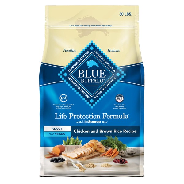 Blue Buffalo Life Protection Formula Adult Dry Dog Food, Helps