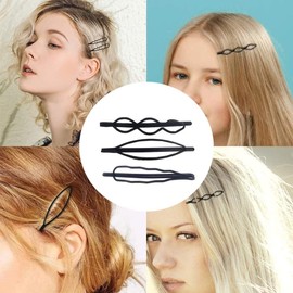 BetterJonny Hair Pin, Black, 36 Pieces, Hair Grip, Patching, Hairpin, Bangs Tight, Hairpin, Hair Accessories, Cute, Ladies, Girls