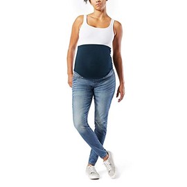 Levi Strauss Signature Gold Women's Maternity Skinny Jeans, Blue Ice-Waterless, X-Small