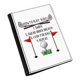 How to Play Golf Passport Holder Cover