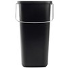 KADAX Lidless Bin with Movable Metal Handle, Robust Waste Bin,
