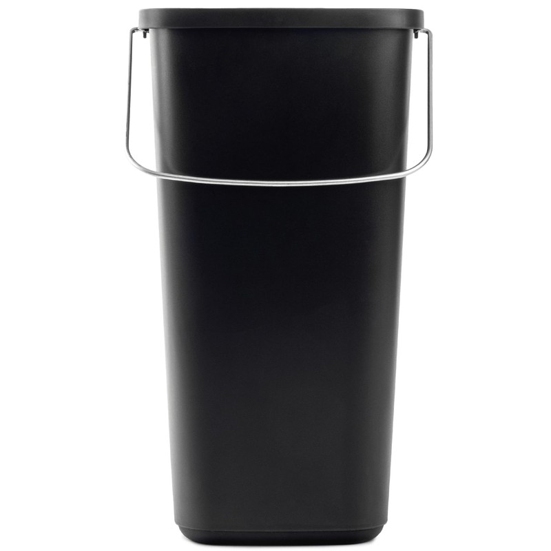 KADAX Lidless Bin with Movable Metal Handle, Robust Waste Bin,