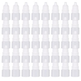HIRAISM Dropper Bottle Refill Bottle Liquid Divider Dropper Eye Drop Container Plastic with Funnel (3ml 50pcs)