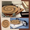Briwooody Cork Turntable Mat/3mm Thick for Better Sound Support on