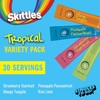 Skittles Zero Sugar Tropical Variety Pack, 30 Powdered Drink Sticks,