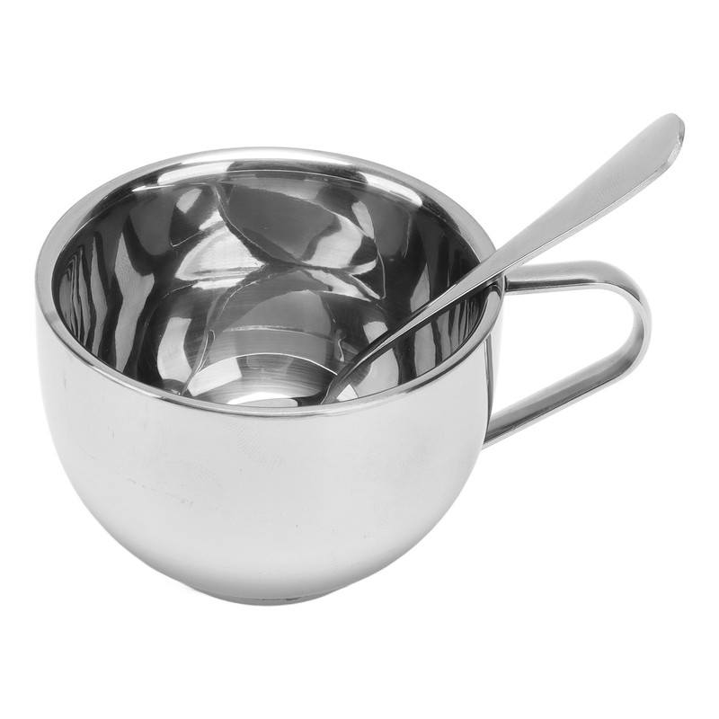 180ml Insulated Coffee Cup Set 304 Stainless Steel Double Walled