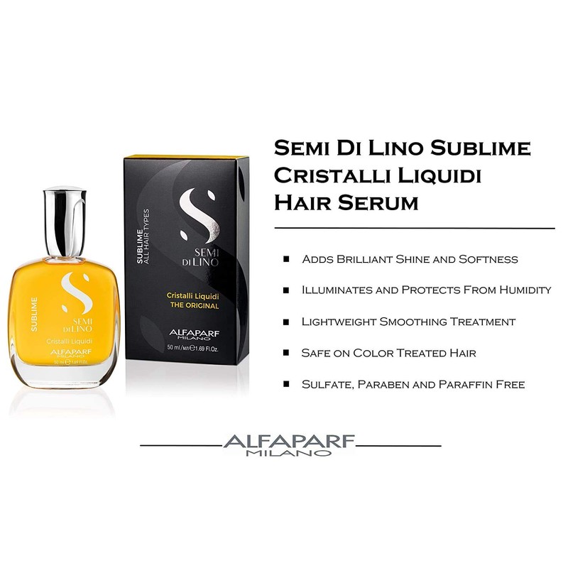 AlfaParf Milano Sem, D, Lino Sublime Cristall, Liquid, 15 ml