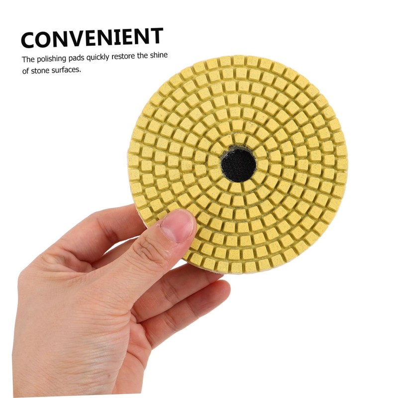 Mobestech Diamond Soft Pads 1 Set Stone Polishing Discs for