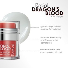 Rodial Dragons Blood Sculpting Gel 0.3 fl oz  Crema facial rejuvenecedora y ultrahidratante  Frmula refrescante de gelcrema  Frmula de colgeno de...  