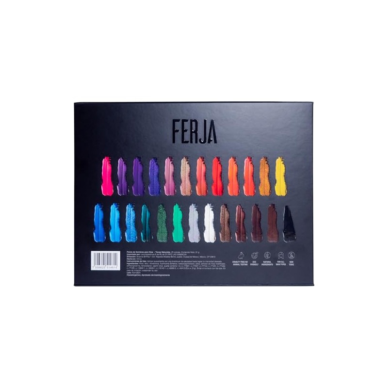 FERJA | Paleta De Sombras Profesional Godette By Ferja 25