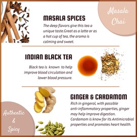 The Green Teahouse Masala Chai Black Tea Loose Leaf, 2oz