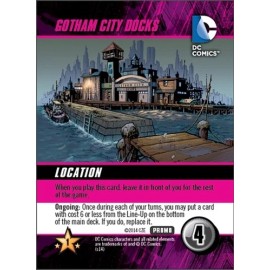 Cryptozoic Gotham City Docks Original Promo Card DC Deck Building Game FREE SHIPPING