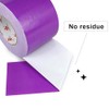 BOMEI PACK Cinta aislante de 4 pulgadas púrpura impermeable, resistente,