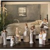 Treasured Moments Husband & Wife Praying Couple Kneeling Statue Sculpture,