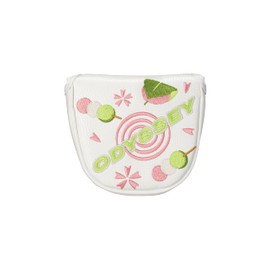 Odyssey F MALLET SPRING WHT 24 (MALLET TYPE) Putter Head Cover, White Men's