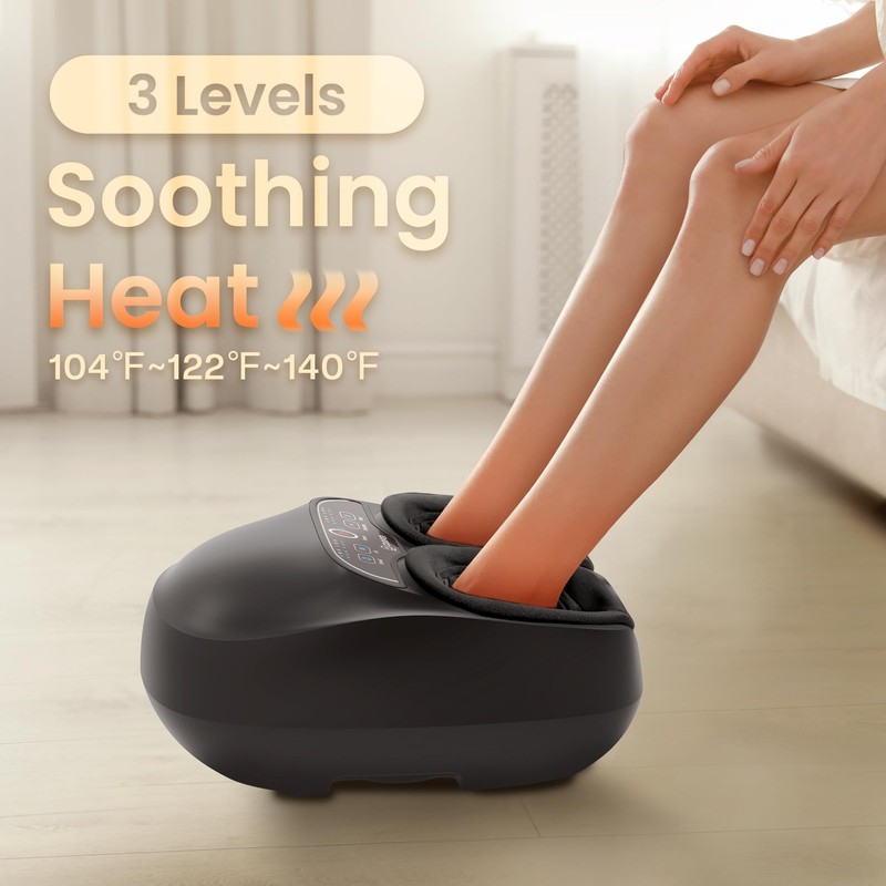 COMFIER Shiatsu Foot Massager with Heat,Feet Massager Machine for Plantar