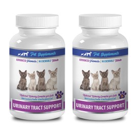 cat Urinary Health Treats - CAT Urinary Tract Support - Premium Complex - Chews - Cranberry Chews - 2 Bottle (180 Treats)