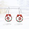 Christmas Earrings Sterling Silver Snowman Earrings Winter Holiday Christmas Dangle