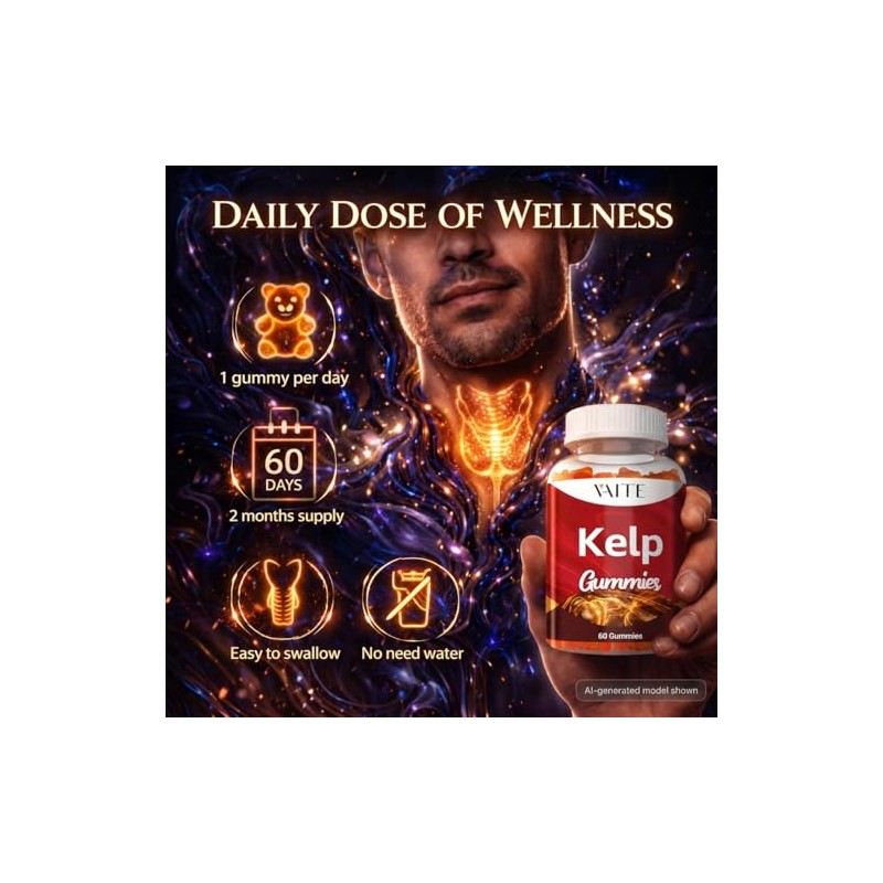Vaite Suplemento de Algas Marinas 1000 Mg: F?rmula de Yodo