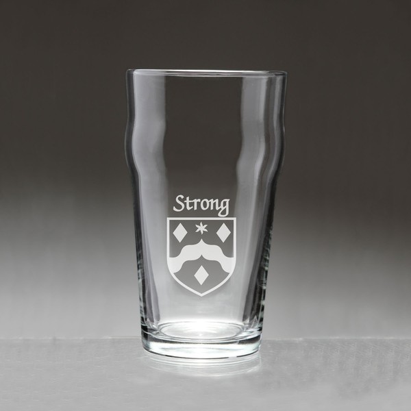 Strong Irish Coat of Arms Pub Glasses - Set of
