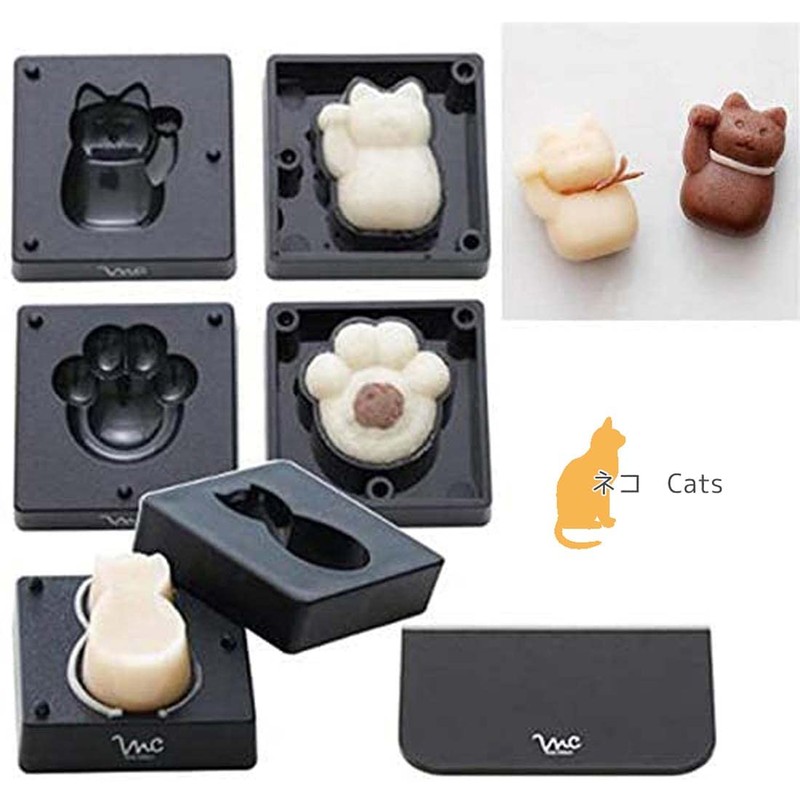 スケーター(Skater) 千葉真知子 手づくり和菓子道具 練りきり型 へら付 花 CWFL3S