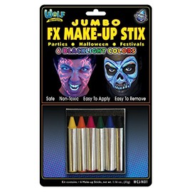 Jumbo Neon/Blacklight FX Make-Up Stix