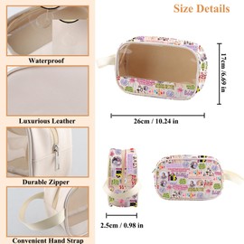 PWHAOO D-ance TV Show Inspired Gift Dance Quotes Makeup Bag Dancing Lover Cosmetic Bag Reality TV Show Merch (Dance Quotes TM C)