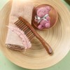TAN MUJIANG Hair Comb Inserted Teeth Natural Wood Scalp Massage