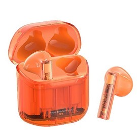 Wireless Earbuds For Honor 90 70 80 50 20 10/ Magic 4 Pro / X8 X7 / Magic4, IPX4 Clear Casing True Wireless 5.3 Stereo Music Earbuds Lightweight Sport In Ear Earphones Headphones (ORANGE)