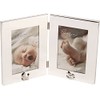 Bambino by Juliana S/Plated Double P/Frame - 4" x 6"