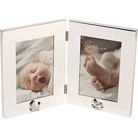 Bambino by Juliana S/Plated Double P/Frame - 4" x 6"