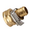 Hanobo 2 Pack Brass 5/8 Inch Female Thread Garden Hose
