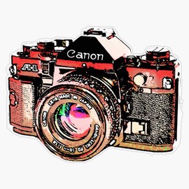 Canon Vinyl Waterproof Sticker Decal Car Laptop Wall Window Bumper Sticker 5"