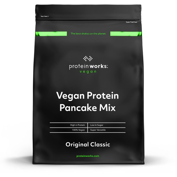 Protein Works - Vegan High Protein Pancake Mix | Low