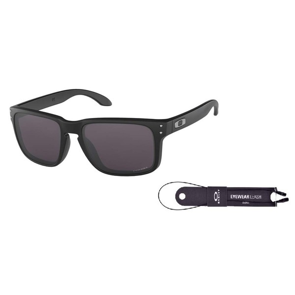 Oakley Holbrook OO9102 9102E8 57M Matte Black/Prizm Grey Sunglasses For
