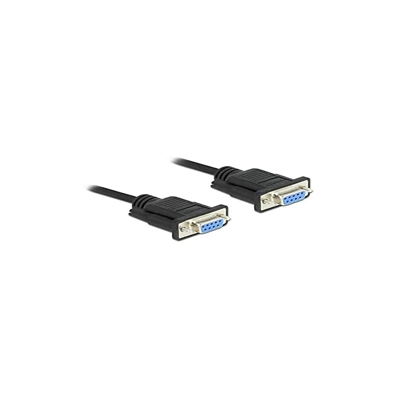 Delock Serial Cable RS-232 Sub-D9 Female to Female Null Modem