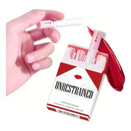 Set De 4 Lápices Labiales Mate Portátiles Estilo Cigarrillo