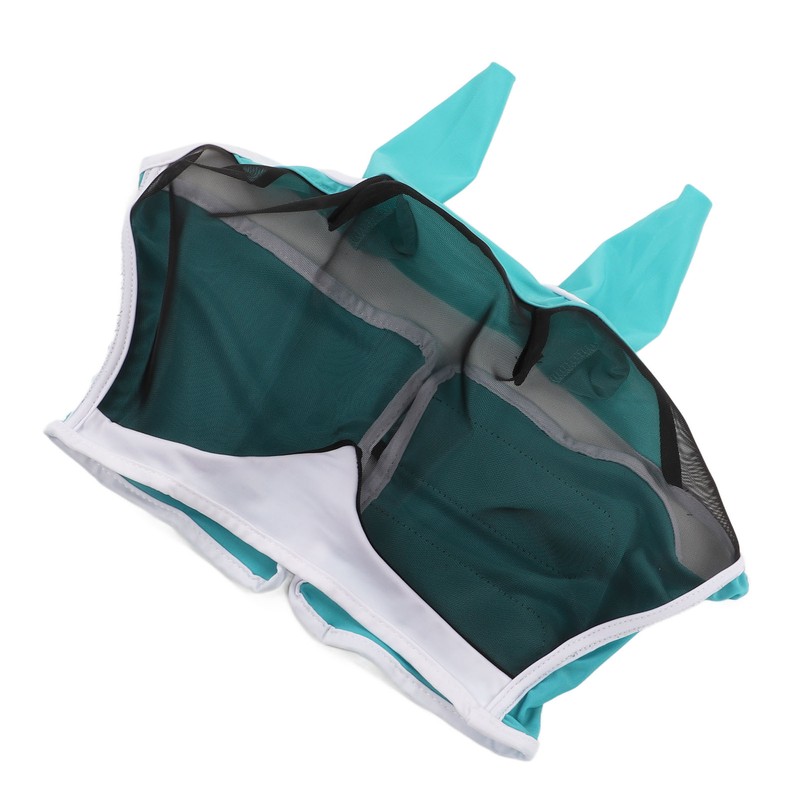 Mesh Horse Fly Mask Elastic UV Protection Detachable Breathable Horse