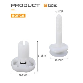 SCUARI 50PCS Car Door Panel Clips,Car Accessories Car Door Panel Retaining Clip,Automotive Clips Replacement Parts,Nylon Bumper Fastener Rivet Clips,Replace Part Number 15960325