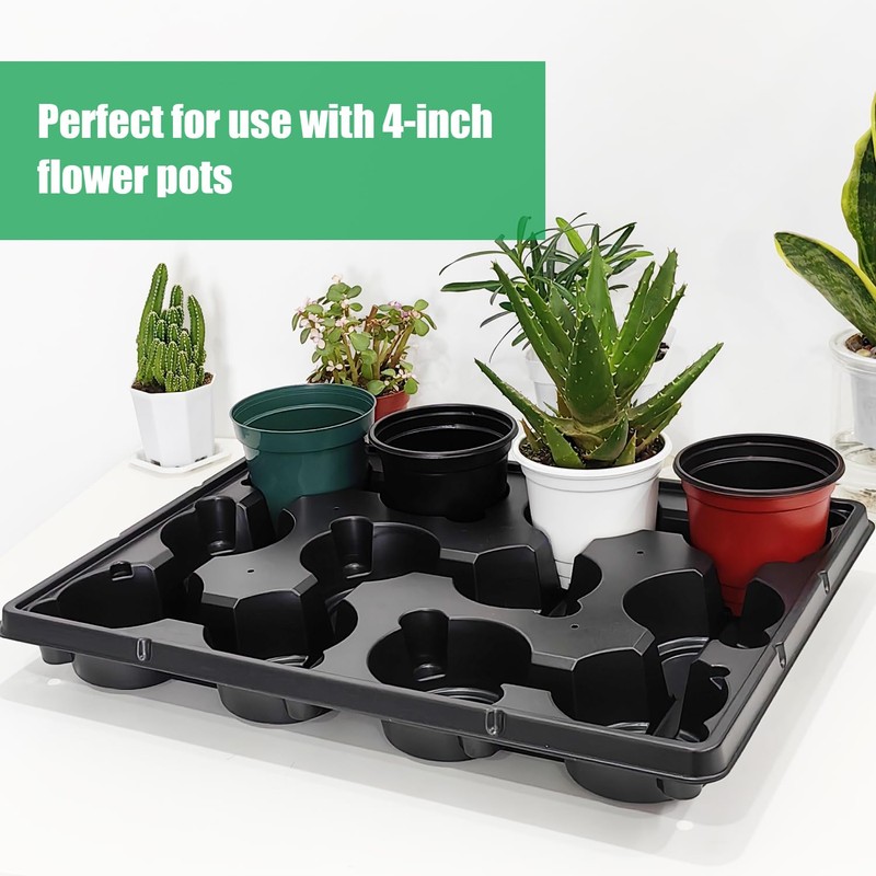 RooTrimmer 12 Cell Round Nursery Trays Thickened Durable Seedling Pots