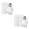 DEWENWILS Remote Control Light Bulb Socket, Wireless Light Switch E26